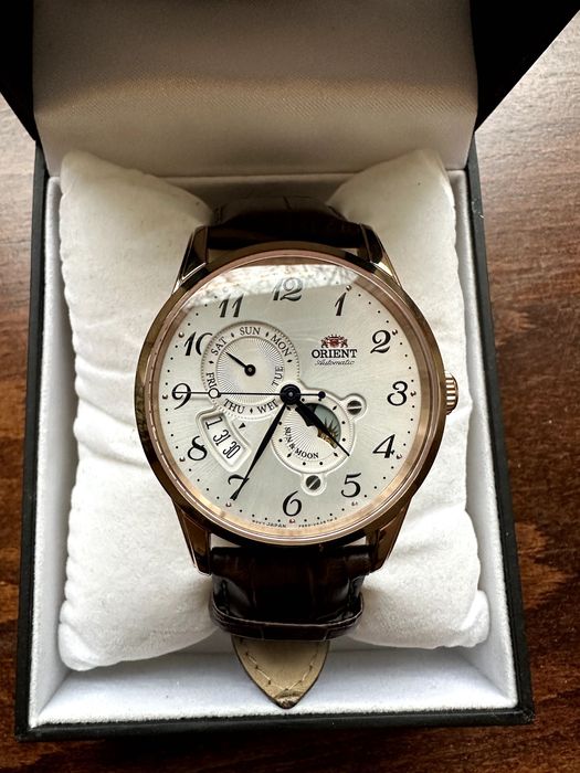Zegarek męski Orient RA-AK0001S10B Automatic Sun And Moon