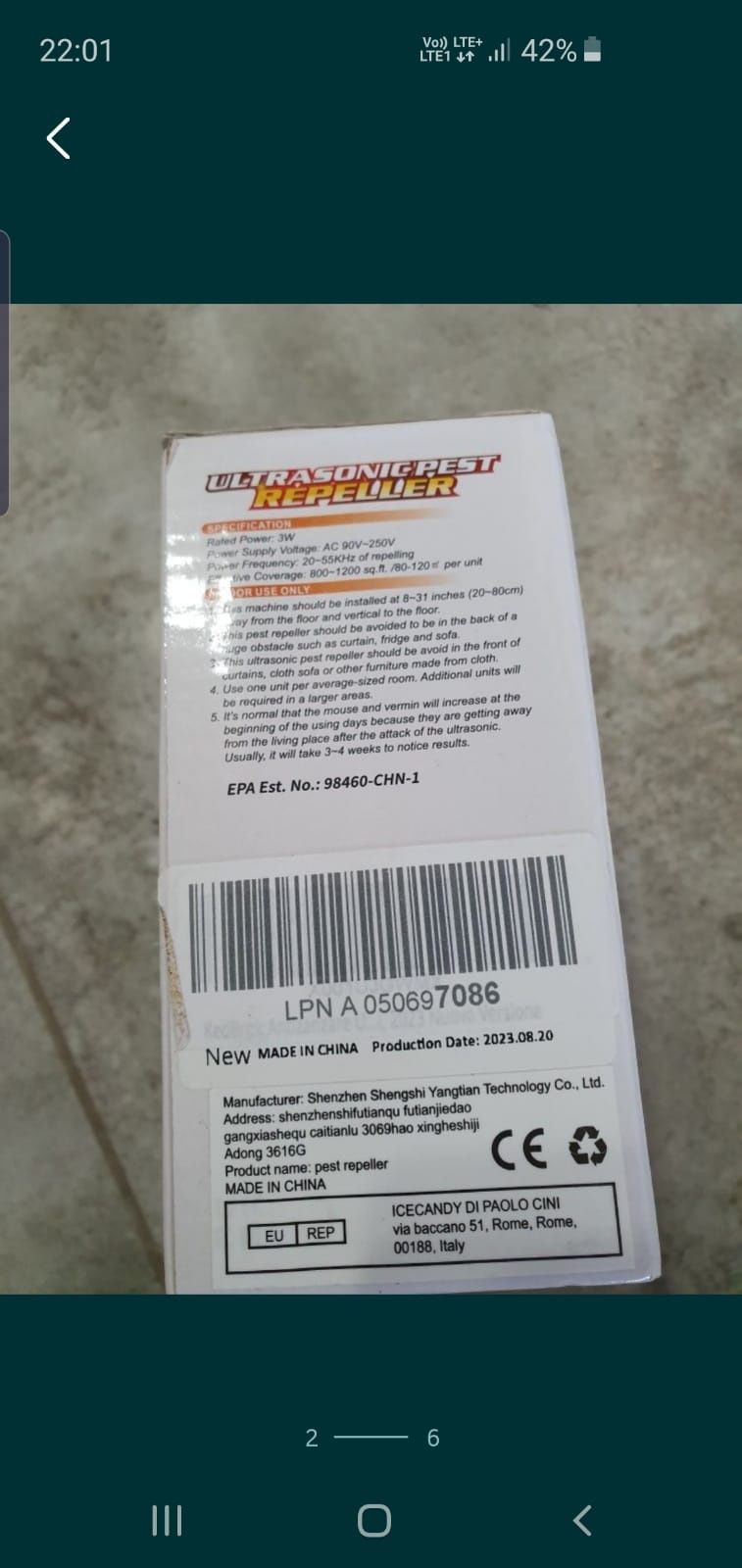KedBrok Ultradźwiękowy odstraszacz Komar 4 Pack