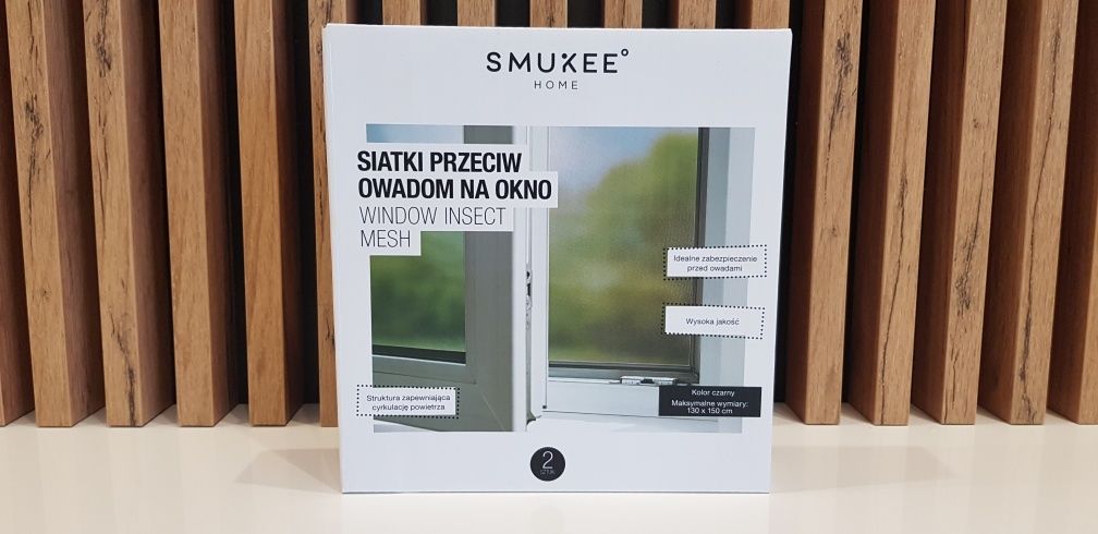 Siatki przeciw owadom na okno Smukee