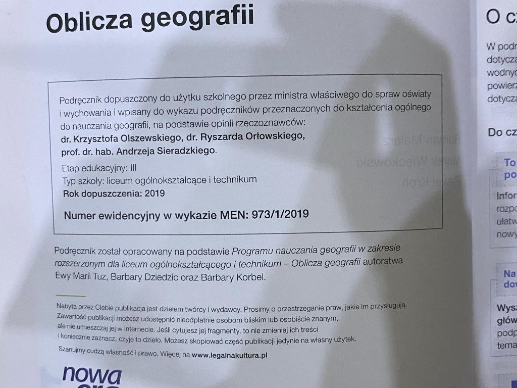 Oblicza geografii 1 zakres rozszerzony