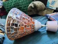 Lampa witrażowa wisząca