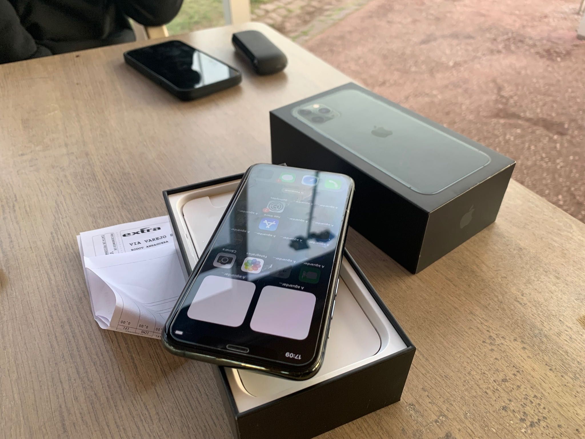 Vendo iPhone 11 Pro Max Verde Fatura de Compra