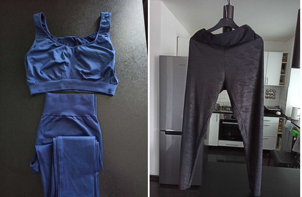 Лосины для спорта .  б/у. ДОГОВОРНАЯ.