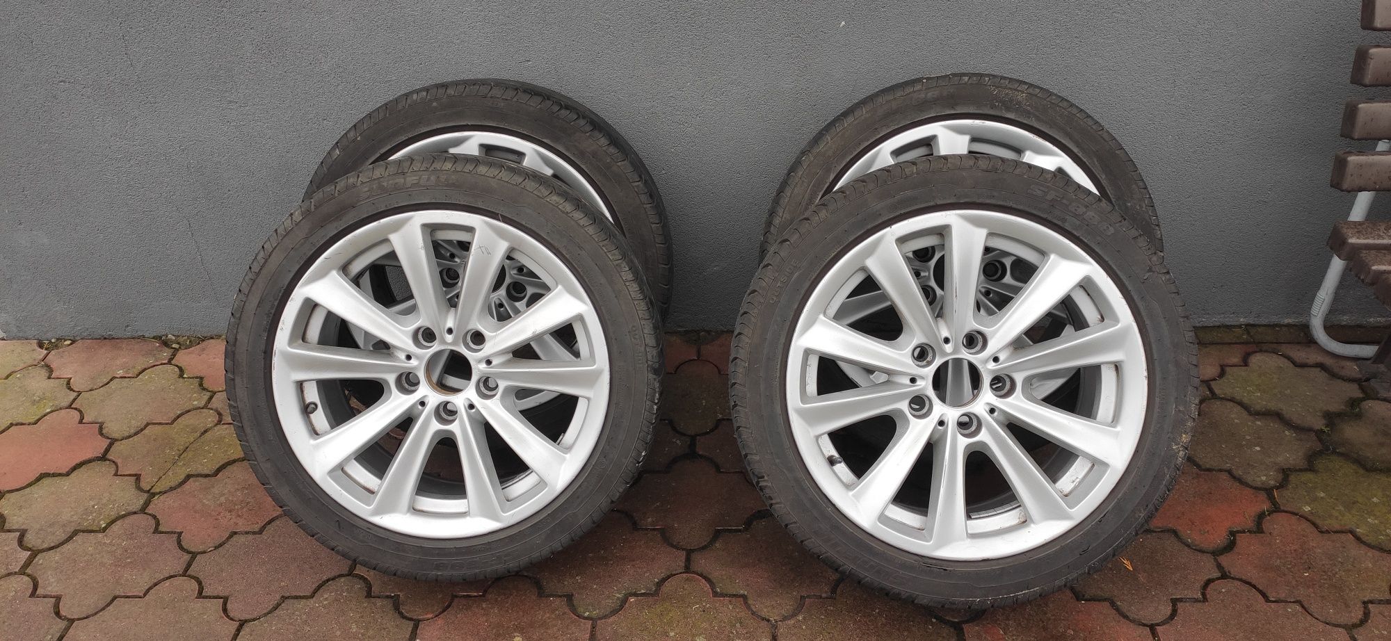 Koła Felgi 17 cali 5x120 opony lato BMW.