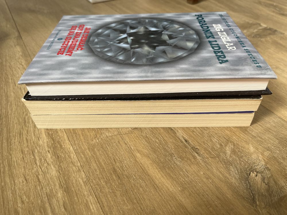 Książki Zig Ziglar trzypak książek
