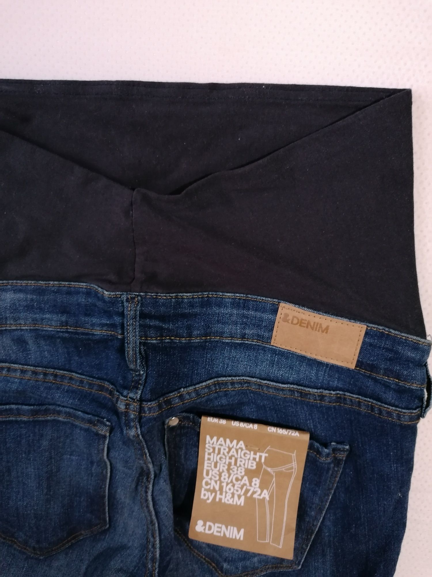 H&m r. 38 NOWE spodnie ciążowe jeans