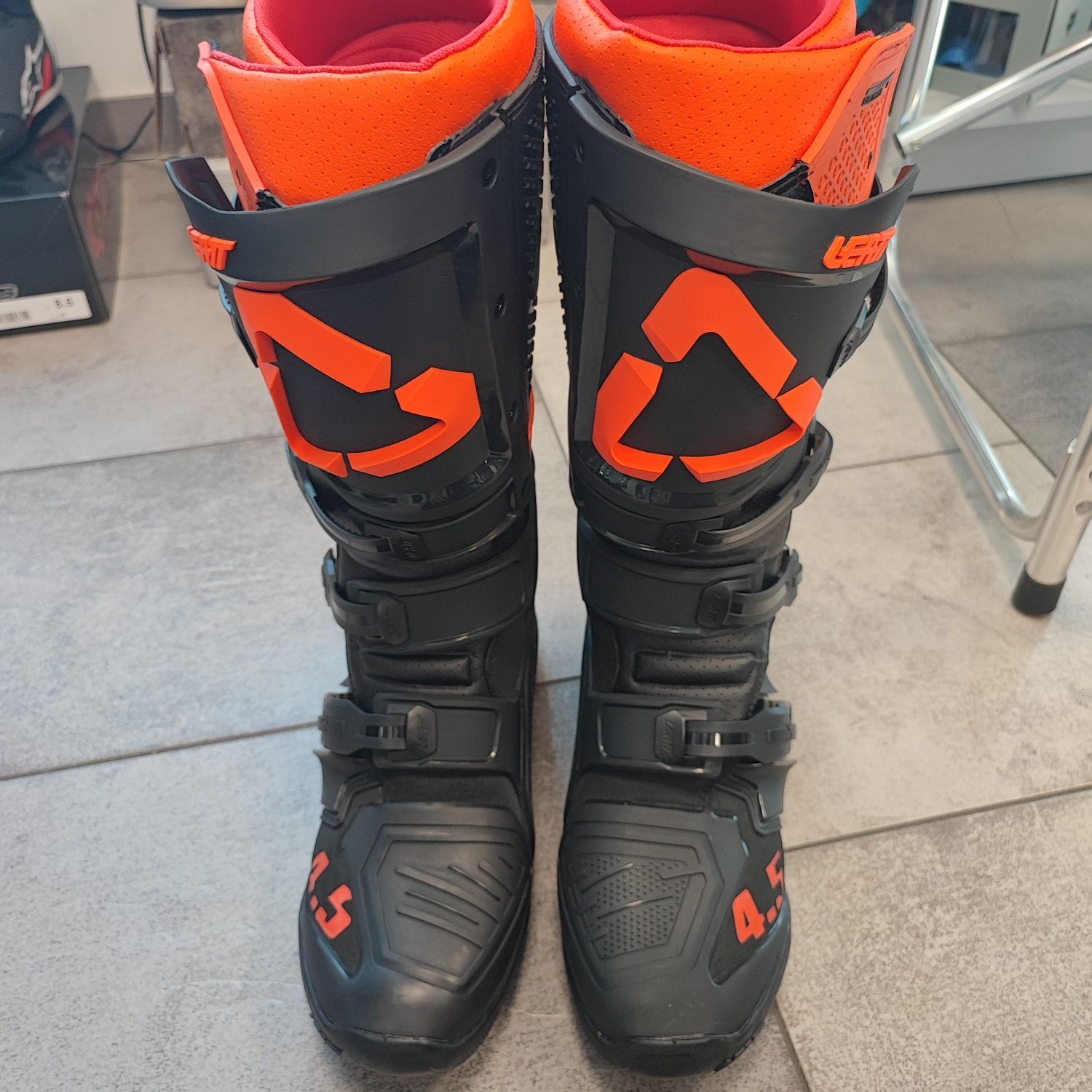 Buty LEATT CROSS 4.5 czarny/pomarańczowy