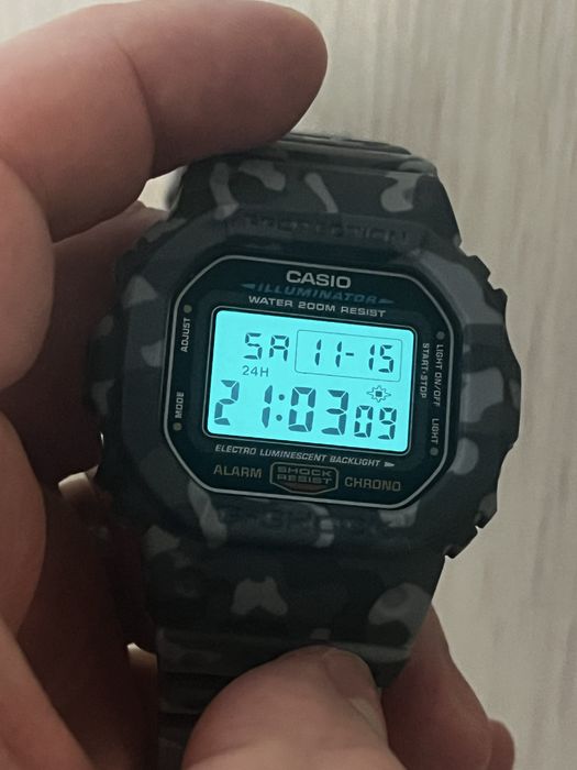 Культовий Годинник Casio G-Shock DW-5600,тактичний,протиударний