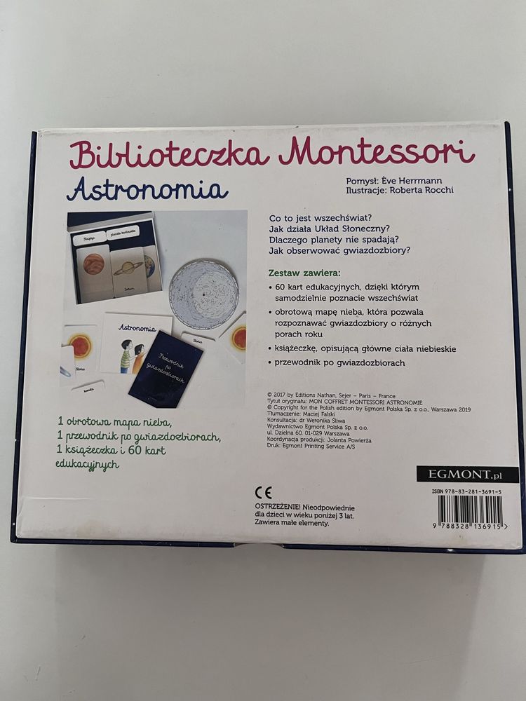 Biblioteczka Montessori Astronomia