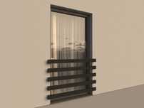 Okazja aluminium  Balkon francuski zabezpieczenie okienne