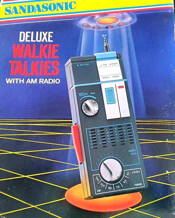 Walkie-Talkie Vintage SANDASONIC - Nunca utilizado.
