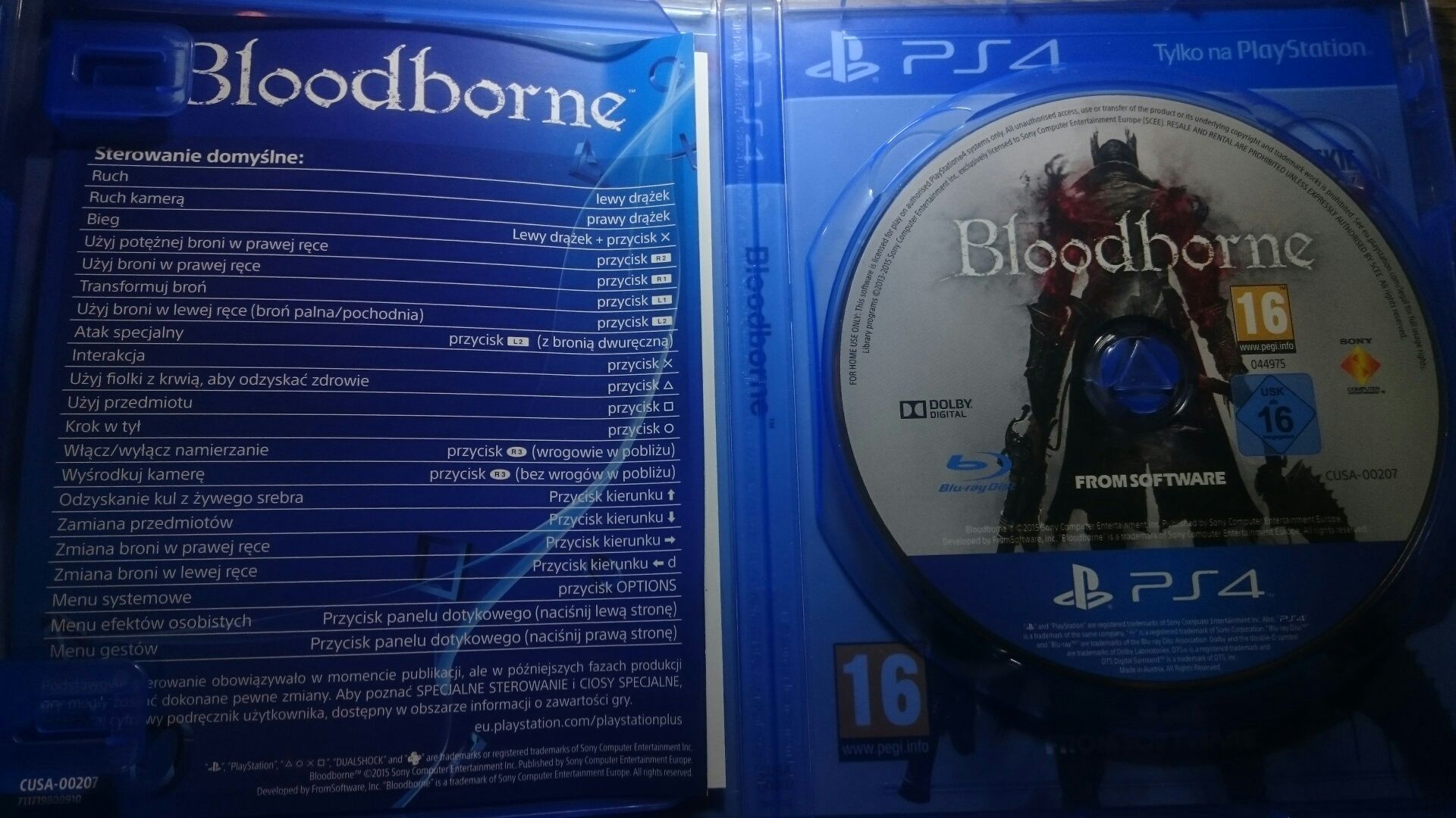 Gra BLOODBORNE PS4 Playstation 4 Ideał polska wersja dark souls