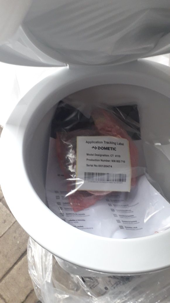 Toaleta wc dometic ct 4110 nowa, kamper camper przyczepa