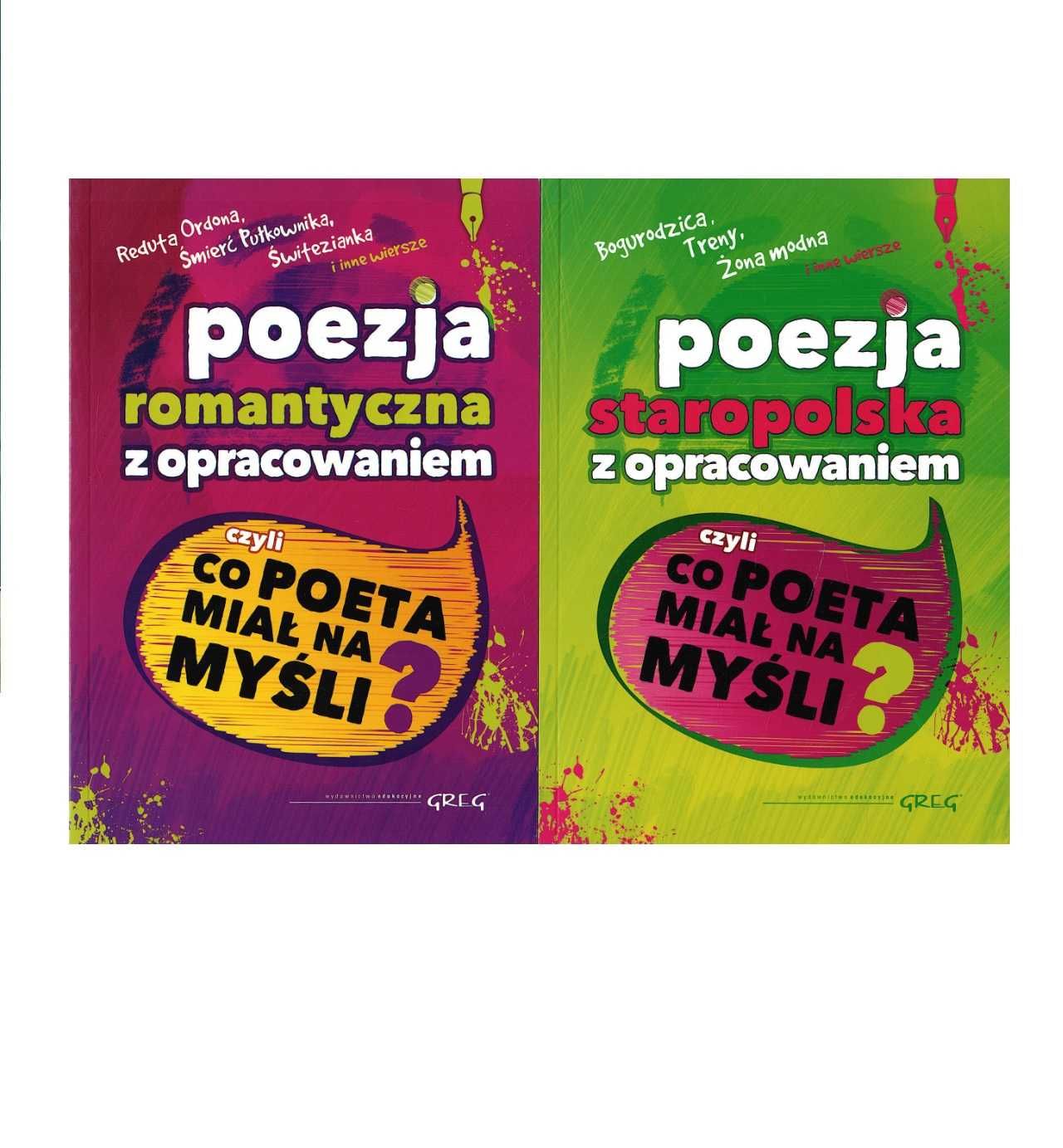 Matura: Poezja z opracowaniem Romantyzm, Staropolska