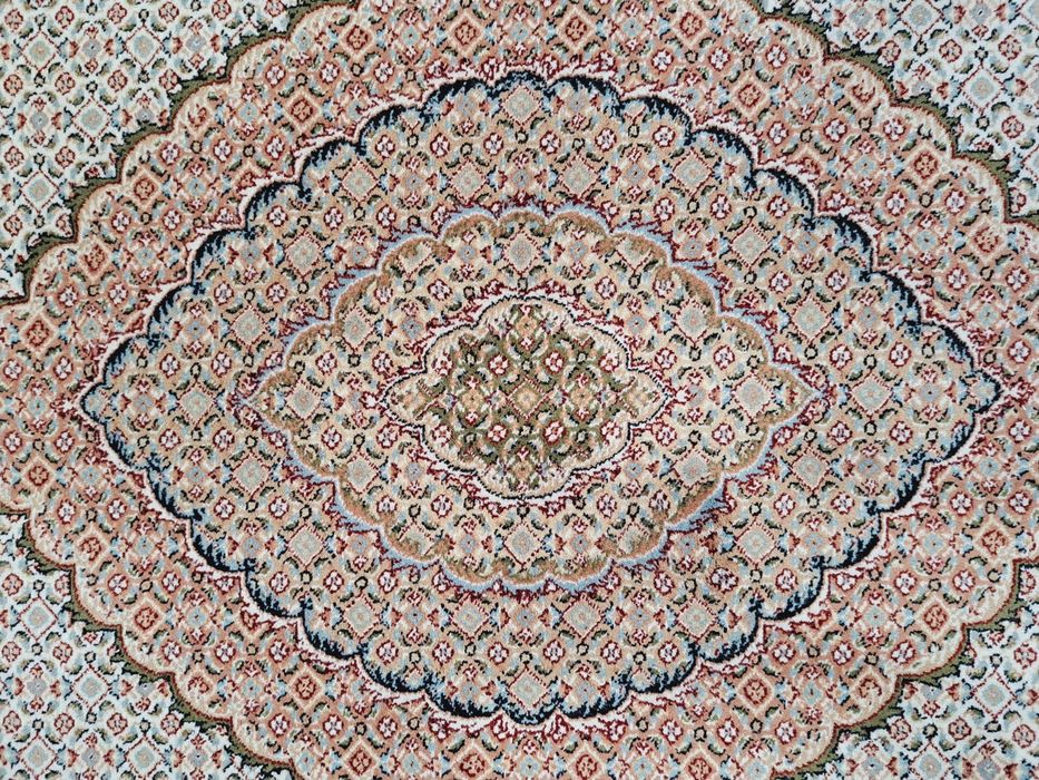 Komplet iranskich ręcznie tkanych wełnainych dywanów Tabriz Mahi Raj70
