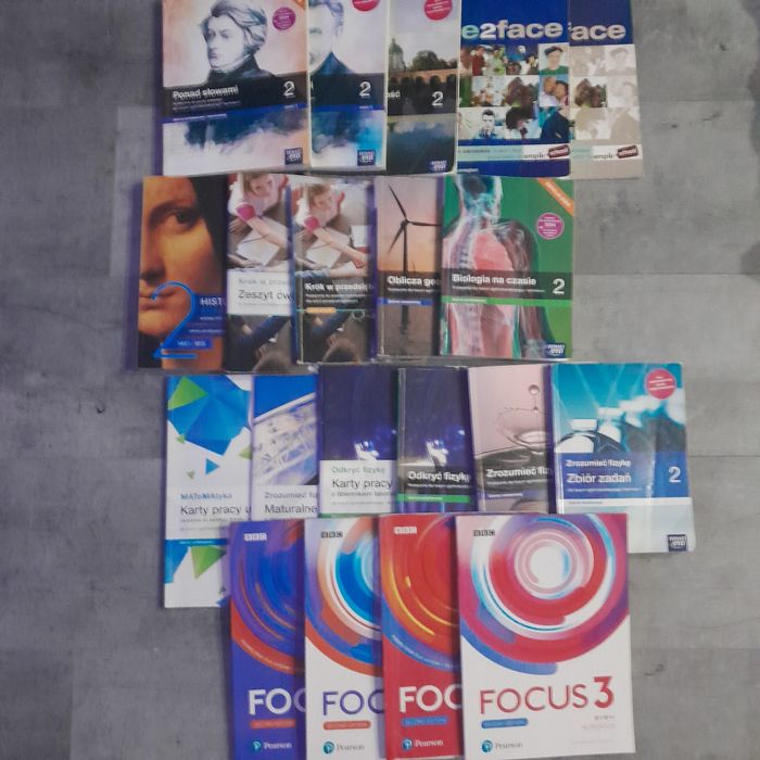 Podręczniki do liceum technikum klasa 2