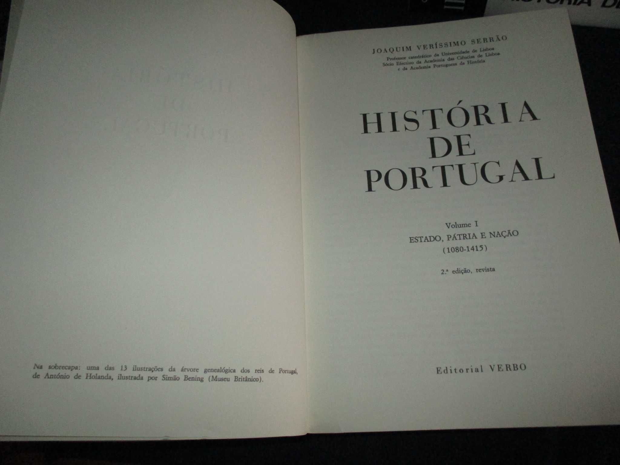 Livros História de Portugal Joaquim Veríssimo Serrão Verbo