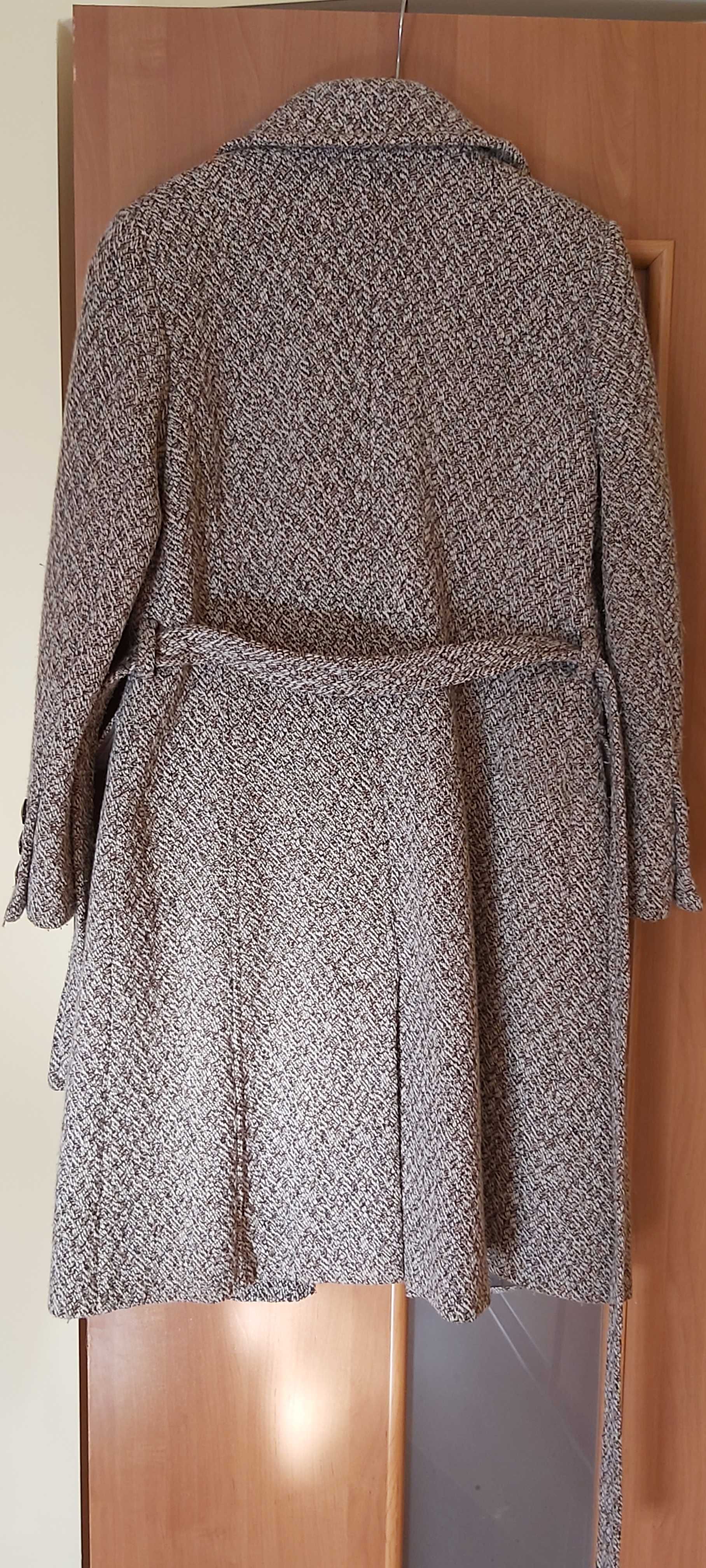 Płaszcz zimowy welniany rozm.40