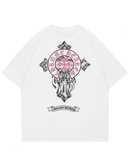 Футболки унисекс Chrome Hearts Logo Хром Хартс черные белые Хит сезона