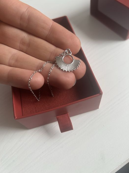 Srebrny zestaw Ania Kruk półsłońca