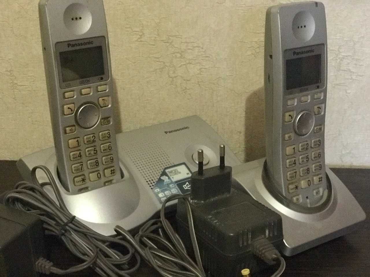 Беспроводной стационарный телефон Panasonic KX-TG 7107 UA (2 трубки)