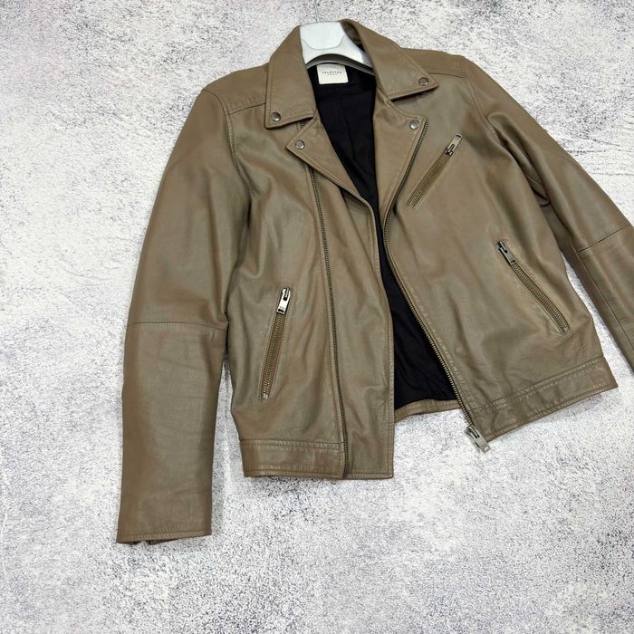 Мужская кожаная косуха Selected Homme