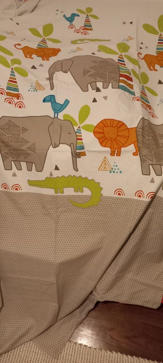 Capa de edredom de criança com animais