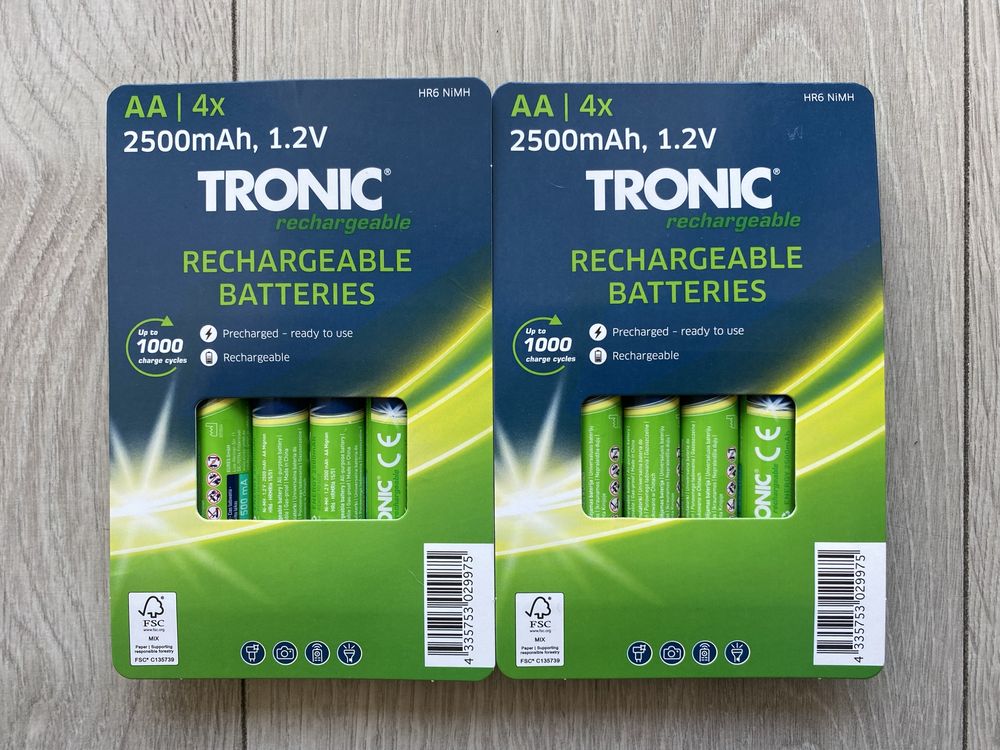 8x Nowe TRONIC Baterie Akumulatorki Ni-MH AA 1,2 V Okazja