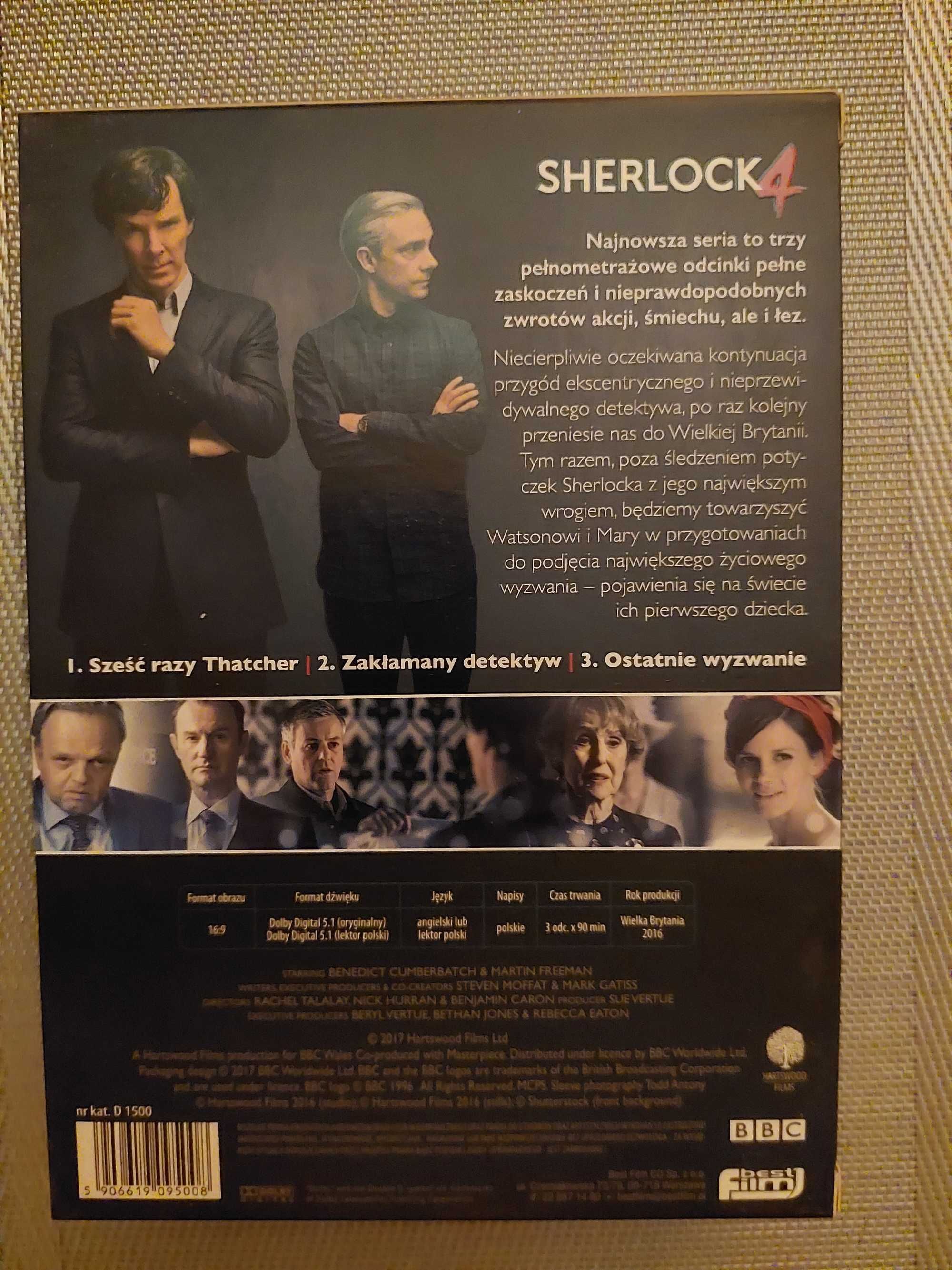 Sherlock/seria 4/dvd