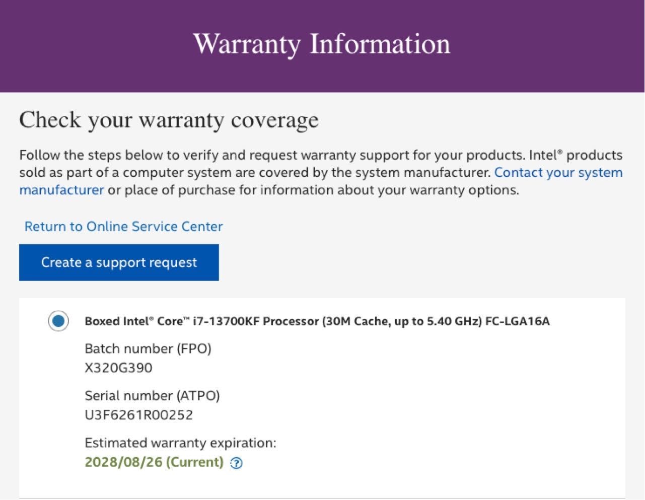 Procesor Intel Core i7 13700KF, Jak Nowy, Gwarancja do 2028