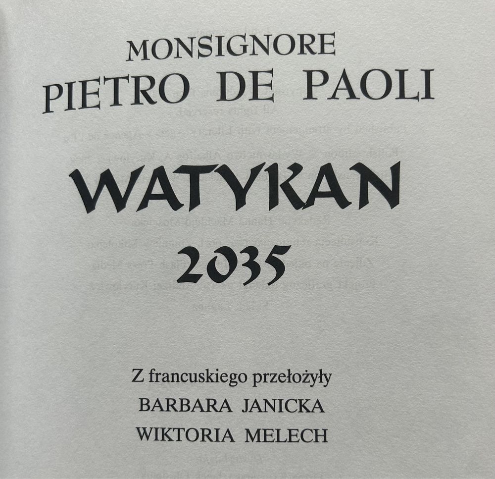 Watykan 2035 (Pietro de Paoli)