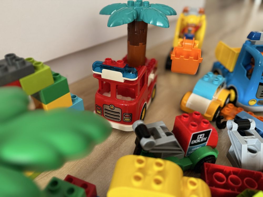 Набір Lego Duplo потяг, самоскид, подежна машинка