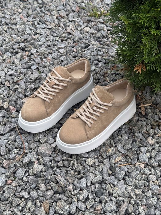 Жіночі замшеві кеди 37-24 см