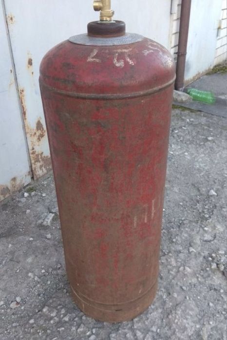 Газовий балон 50л з новим краном, 25-35л газа