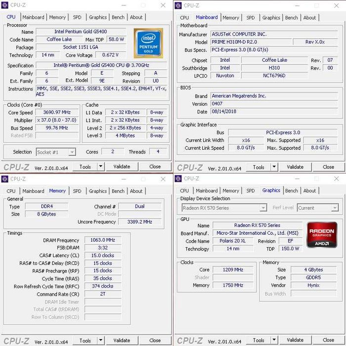Комп’ютер RX570 4GB / i3-8100 / 8GB RAM - Ігровий ПК / комп / стан ТОП