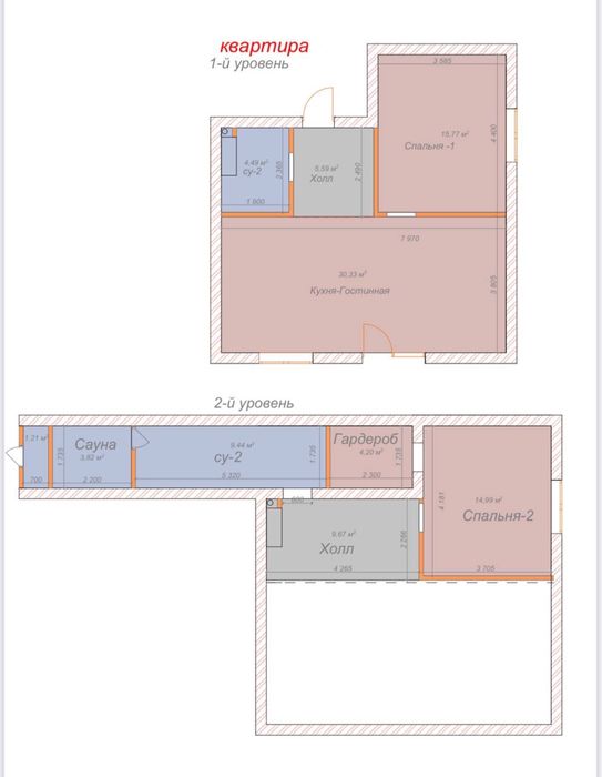 ‼️Продаж 2-х рівневої квартири ЖК «Ідея» Бортничі , Гнідин