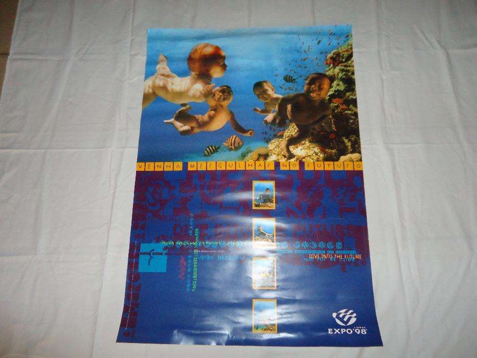 Expo'98 - Poster "venha mergulhar no futuro".