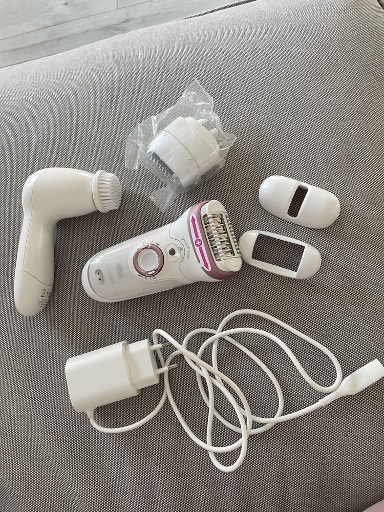 Depilator braun silk épil 9 + szczoteczka do czyszczenia twarzy