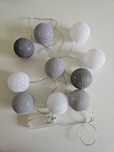 Lampki led, cotton balls