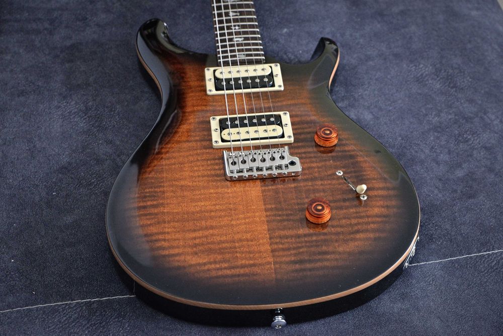 PRS SE Custom  24 Black Gold Burst, stan idealny