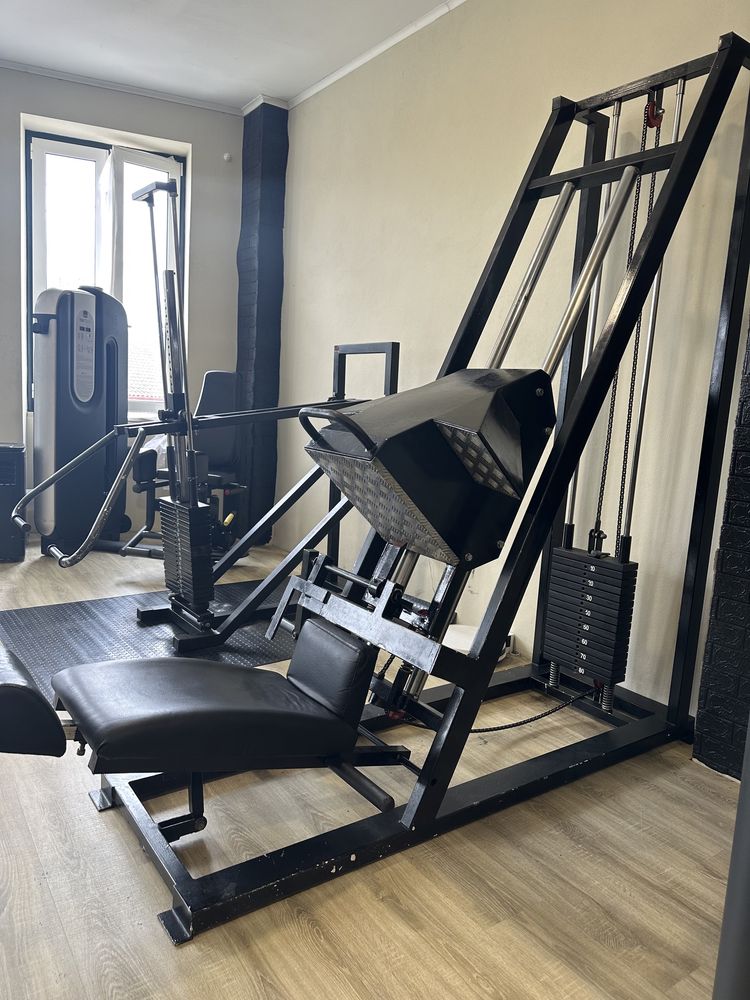 Leg press 80 graus de placas