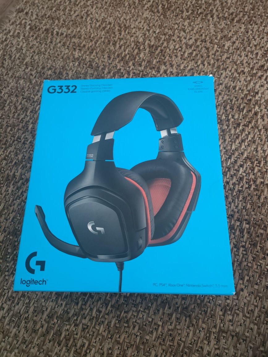 NOWE słuchawki LOGITECH G332 Nauszne