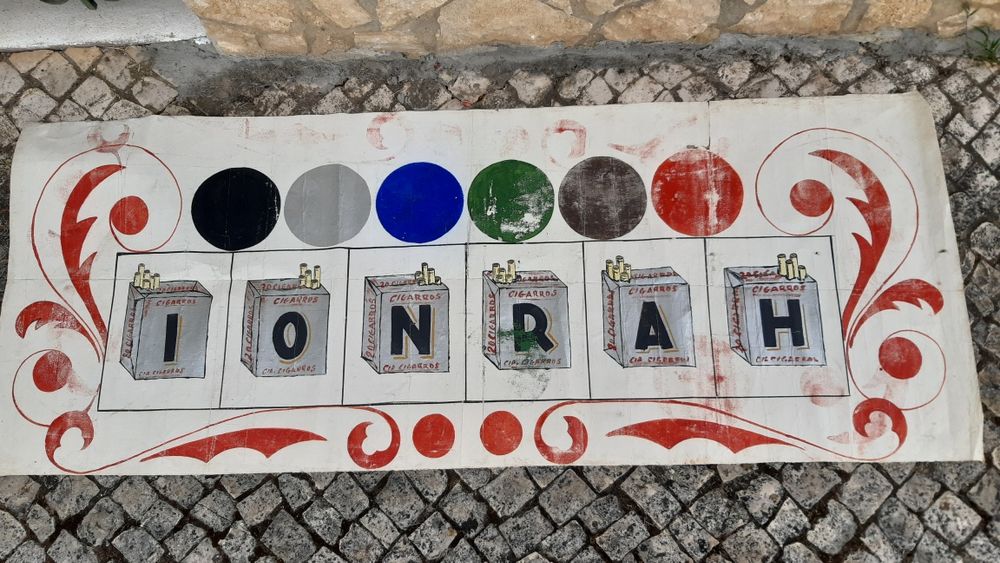 Raras telas de mesa de jogos anos 30