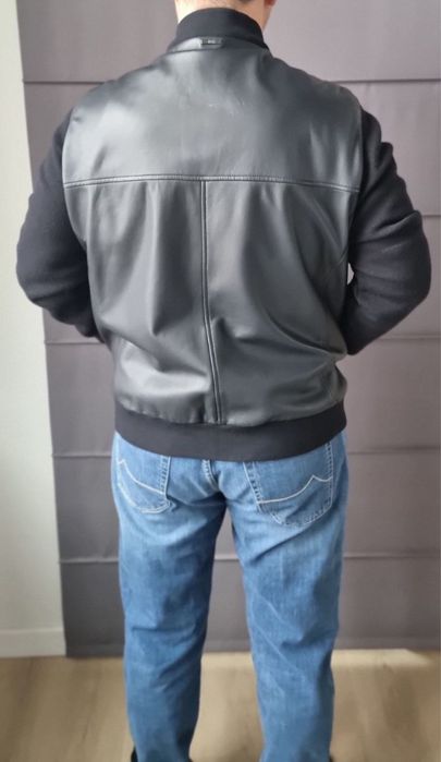 Куртка кожаная Hugo  Boss