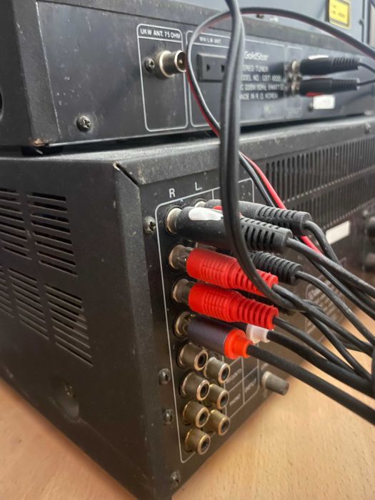 Wzmacniacz Goldstar GSA-9320 + Tuner + CD JVC