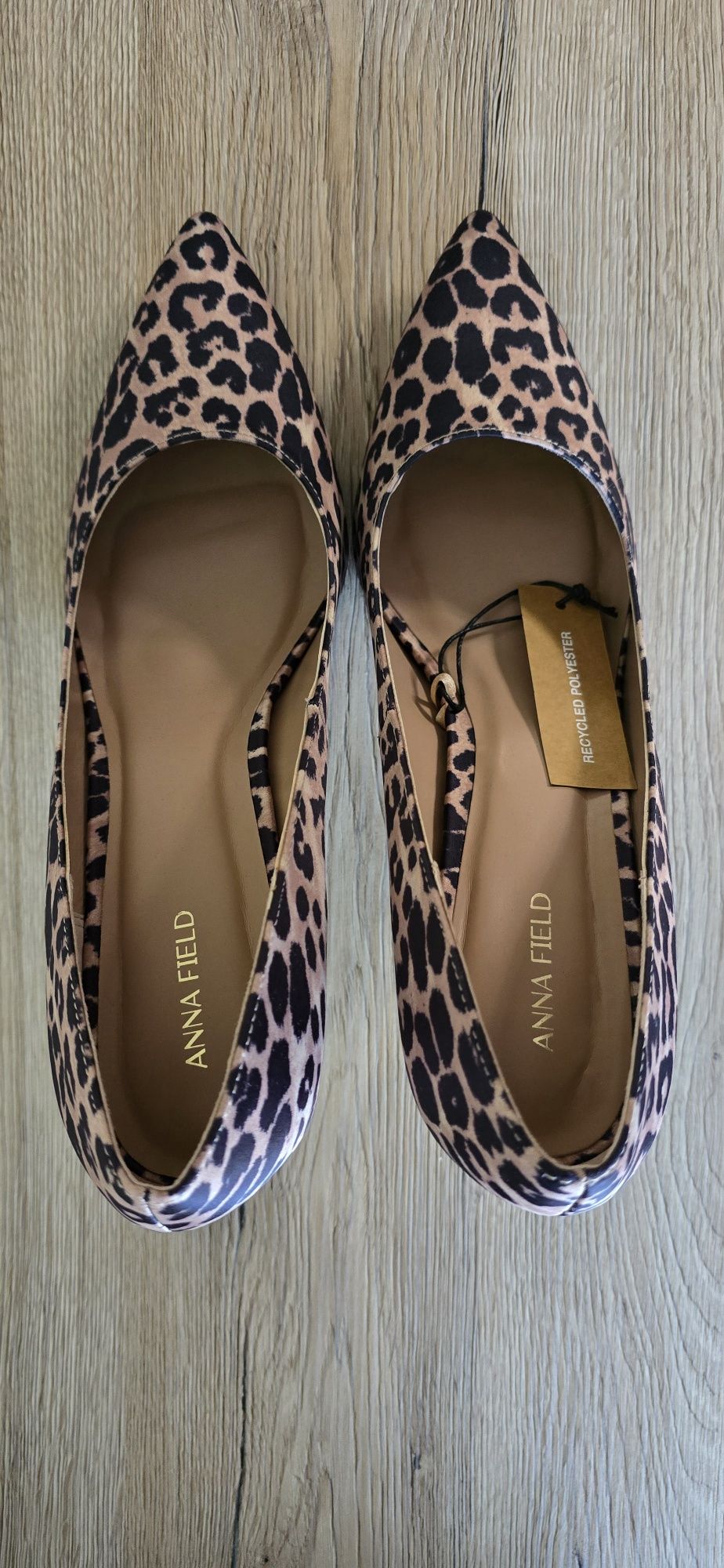 Nowe Efektowne Szpilki Na Wysokim Obcasie W Kolorze Leopard Roz. 45