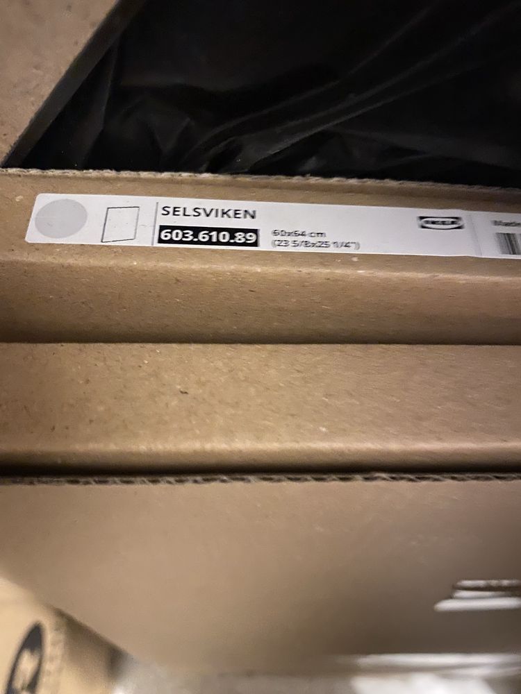Front IKEA SELSVIKEN jasnoszary połysk 60 x 64