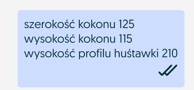 Huśtawka ogrodowa kokon 2 osobowa