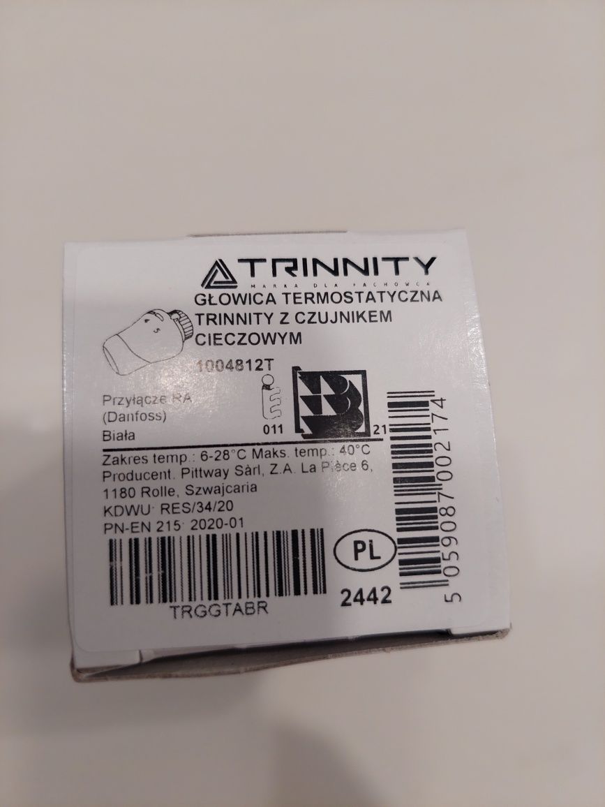 Trinnity 10szt głowica termostatyczna z czujnikiem cieczowym