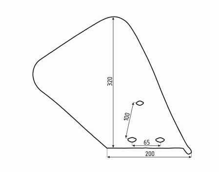 odkładnica przedpłużka Kuhn Huard 619133 / 619132 Bellota